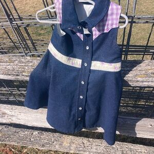 New Size 2T Western Girl’s Dress /custom-unused